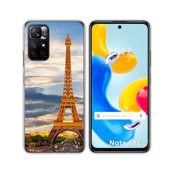 Funda Silicona Para Xiaomi Redmi Note 11s 5g Diseño Paris Dibujos