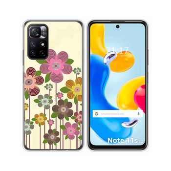 Funda Silicona Para Xiaomi Redmi Note 11s 5g Diseño Primavera En Flor Dibujos