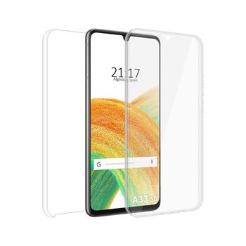 Funda Doble Transparente Pc + Tpu Full Body 360 Para Samsung Galaxy A33 5g