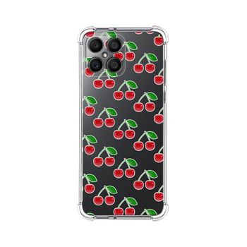 Funda Silicona Antigolpes Para Huawei Honor X8 Diseño Cerezas Dibujos