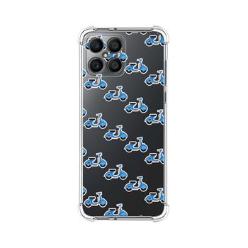 Funda Silicona Antigolpes Para Huawei Honor X8 Diseño Scooter Dibujos