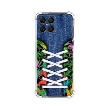 Funda Silicona Antigolpes Para Huawei Honor X8 Diseño Zapatillas 13 Dibujos