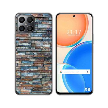 Funda Silicona Para Huawei Honor X8 Diseño Ladrillo 05 Dibujos