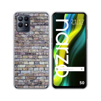 Funda Silicona Para Realme Narzo 50 Diseño Ladrillo 02 Dibujos