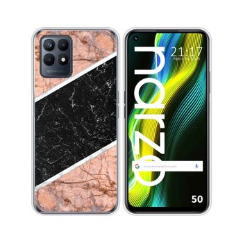 Funda Silicona Para Realme Narzo 50 Diseño Mármol 07 Dibujos