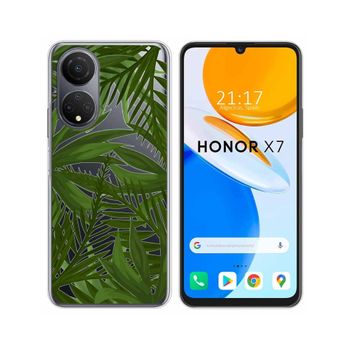 Funda Silicona Transparente Para Huawei Honor X7 Diseño Jungla Dibujos