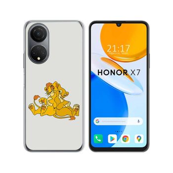 Funda Silicona Para Huawei Honor X7 Diseño Leones Dibujos