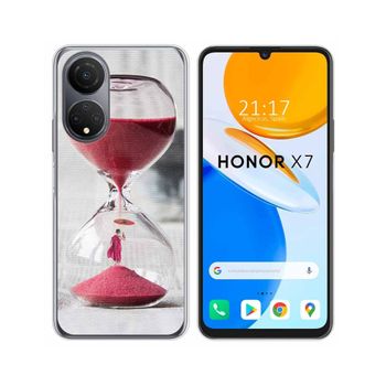 Funda Silicona Para Huawei Honor X7 Diseño Reloj Dibujos