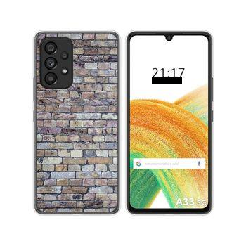 Funda Silicona Para Samsung Galaxy A33 5g Diseño Ladrillo 02 Dibujos