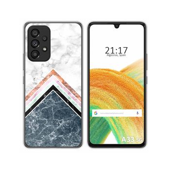 Funda Silicona Para Samsung Galaxy A33 5g Diseño Mármol 05 Dibujos