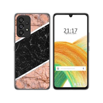 Funda Silicona Para Samsung Galaxy A33 5g Diseño Mármol 07 Dibujos