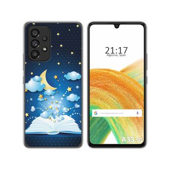 Funda Silicona Para Samsung Galaxy A33 5g Diseño Libro Cuentos Dibujos