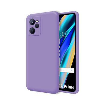 Funda Silicona Líquida Ultra Suave Para Realme Narzo 50a Prime Color Morada