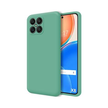 Funda Silicona Líquida Ultra Suave Para Huawei Honor X8 Color Verde