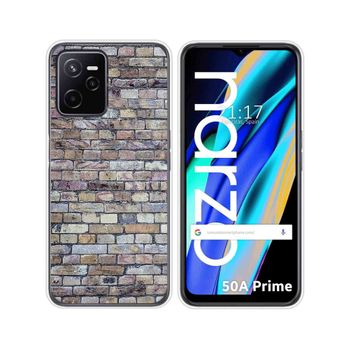 Funda Silicona Para Realme Narzo 50a Prime Diseño Ladrillo 02 Dibujos