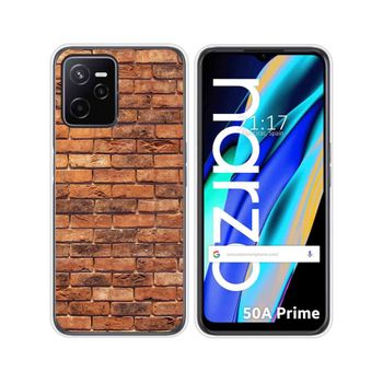 Funda Silicona Para Realme Narzo 50a Prime Diseño Ladrillo 04 Dibujos