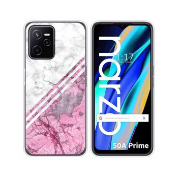 Funda Silicona Para Realme Narzo 50a Prime Diseño Mármol 03 Dibujos