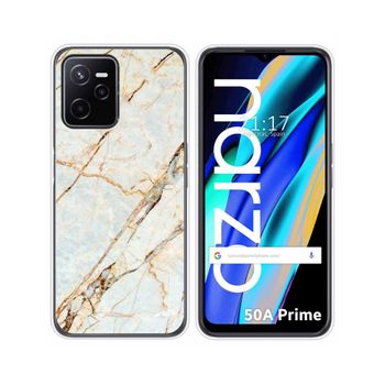 Funda Silicona Para Realme Narzo 50a Prime Diseño Mármol 13 Dibujos