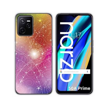 Funda Silicona Para Realme Narzo 50a Prime Diseño Abstracto Dibujos