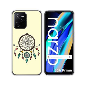 Funda Silicona Para Realme Narzo 50a Prime Diseño Atrapasueños Dibujos