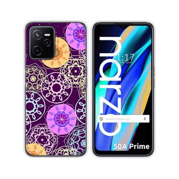 Funda Silicona Para Realme Narzo 50a Prime Diseño Radial Dibujos