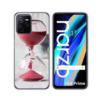 Funda Silicona Para Realme Narzo 50a Prime Diseño Reloj Dibujos