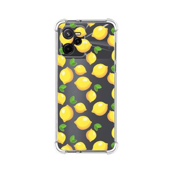 Funda Silicona Antigolpes Para Realme Narzo 50a Prime Diseño Limones Dibujos