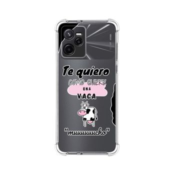 Funda Silicona Antigolpes Para Realme Narzo 50a Prime Diseño Vaca Dibujos