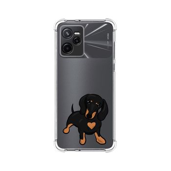 Funda Silicona Antigolpes Para Realme Narzo 50a Prime Diseño Perros 04 Dibujos