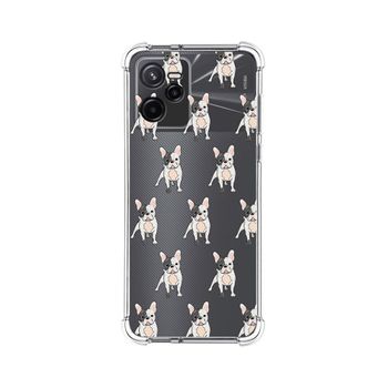 Funda Silicona Antigolpes Para Realme Narzo 50a Prime Diseño Perros 12 Dibujos