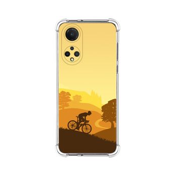 Funda Silicona Antigolpes Para Huawei Honor X7 Diseño Ciclista Dibujos