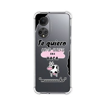 Funda Silicona Antigolpes Para Huawei Honor X7 Diseño Vaca Dibujos