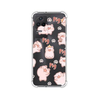 Funda Silicona Antigolpes Para Xiaomi Poco F4 5g Diseño Cerdos Dibujos