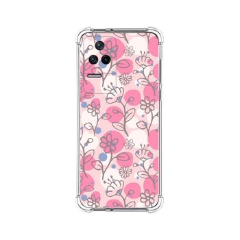 Funda Silicona Antigolpes Para Xiaomi Poco F4 5g Diseño Flores 07 Dibujos