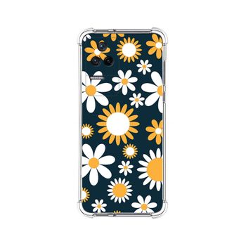 Funda Silicona Antigolpes Para Xiaomi Poco F4 5g Diseño Flores 08 Dibujos