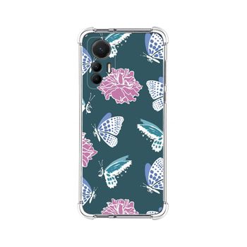 Funda Silicona Antigolpes Para Xiaomi 12 Lite 5g Diseño Flores 10 Dibujos