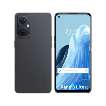 Funda Silicona Gel Tpu Transparente Para Oppo Reno 8 Lite 5g