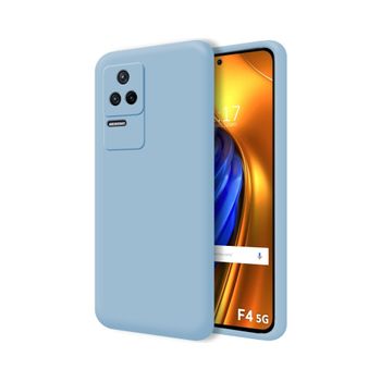 Funda Silicona Líquida Ultra Suave Para Xiaomi Poco F4 5g Color Azul