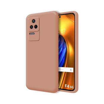 Funda Silicona Líquida Ultra Suave Para Xiaomi Poco F4 5g Color Rosa