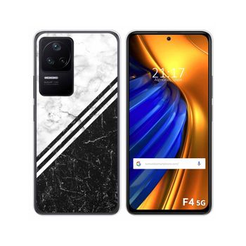 Funda Silicona Para Xiaomi Poco F4 5g Diseño Mármol 01 Dibujos