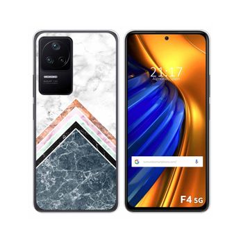 Funda Silicona Para Xiaomi Poco F4 5g Diseño Mármol 05 Dibujos