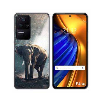 Funda Silicona Para Xiaomi Poco F4 5g Diseño Elefante Dibujos