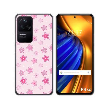 Funda Silicona Para Xiaomi Poco F4 5g Diseño Flores Dibujos