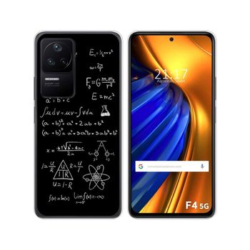 Funda Silicona Para Xiaomi Poco F4 5g Diseño Formulas Dibujos