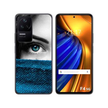 Funda Silicona Para Xiaomi Poco F4 5g Diseño Ojo Dibujos