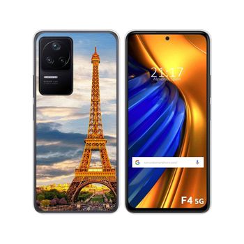 Funda Silicona Para Xiaomi Poco F4 5g Diseño Paris Dibujos
