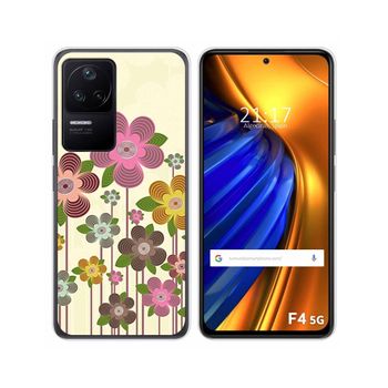 Funda Silicona Para Xiaomi Poco F4 5g Diseño Primavera En Flor Dibujos