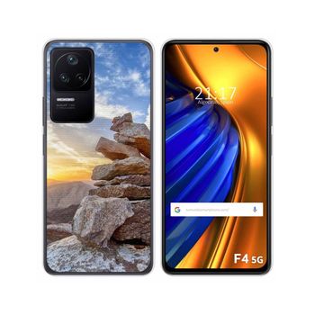 Funda Silicona Para Xiaomi Poco F4 5g Diseño Sunset Dibujos