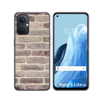 Funda Silicona Para Oppo Reno 8 Lite 5g Diseño Ladrillo 01 Dibujos