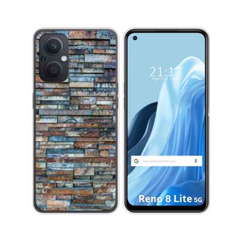 Funda Silicona Para Oppo Reno 8 Lite 5g Diseño Ladrillo 05 Dibujos